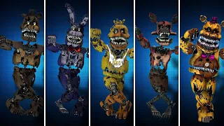 FNaF Nightmare Animatronics Electro Swing Dance Fortnite Emote Animations