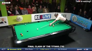 Efren Reyes vs Earl Strickland Final Clash of The Titans Day 7