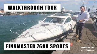 Walkthrough Tour - Finnmaster 7600 Sports - One of the Most Versatile Boats we have ever seen!