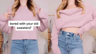 Bored With Your Old Sweaters?