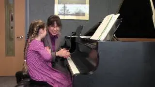 p. 13 "Rumbling 5ths" - Succeeding at the Piano® - Grade 1 - Lesson and Technique Book