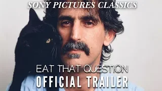 Eat That Question: Frank Zappa In His Own Words | Official Trailer HD (2016)