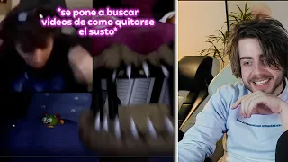 CELLBIT REACCIONA AL VIDEO DE CARRERA ASUSTANDOSE 🤣🤣