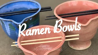 HOW to make RAMEN BOWLS, With a JAPANESE influence, CUSTOM design!