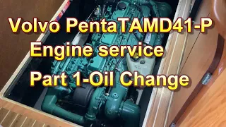 Volvo Penta TAMD41-P    Part1 oil change