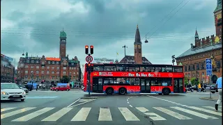 Copenhagen city center part 1 🇩🇰🇩🇰🇩🇰|| 2022 - Driving In Denmark || 4k UHD 60fps