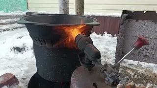 Узбекский казан. Подготовка к использованию.