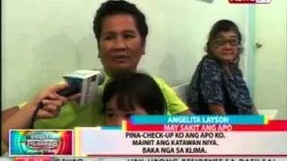 BP: Kaso ng ubo, sipon at trangkaso, dumarami dahil sa walang tigil na pag-ulan