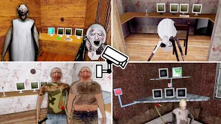 Using Security Cameras In Granny All Chapters And The Twins Remake | DVloper Games With Using Camera