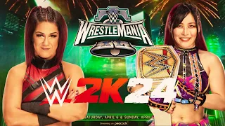 WWE 2K24 WrestleMania 40 2024 IYO SKY vs. Bayley