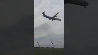 Eastern Airways ATR-72 at Newquay airport