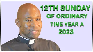 Sunday homily for 12th Sunday of Ordinary time year A. Homily for 25 June 2023.