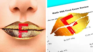 GROßARTIGE DIY-SCHULHACKS || Einfache Basteleien und lustige Tipps für die Schule von 123 GO! GOLD