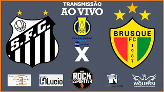 AO VIVO - SANTOS x BRUSQUE - Campeonato Brasileiro Série B - 19/05/2024 - Narração