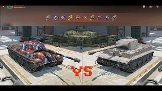 Škoda T 45 vs Tiger I #wot #blitz #เกมรถถัง #ເກມ #ລົດຕັ່ງ #shots #warfare