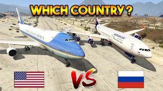 GTA 5 ONLINE : USA PRESIDENT PLANE VS RUSSIAN PRESIDENT PLANE (WHICH IS BEST?)