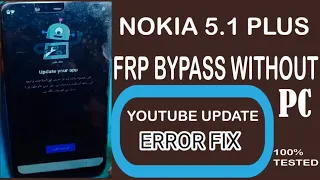Nokia 5.1 plus frp bypass without pc / Nokia ta 1105 frp bypass