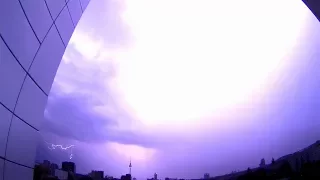 Blitz und Donner über Berlin-Mitte Gewitter 20.7.2017