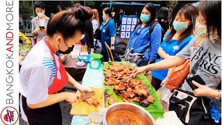 BANGKOK Silom - Most Famous for Best Morning STREET FOOD