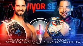 WWE 2K19 PS4 GAMEPLAY: SETH ROLLINS VS SHINSUKE NAKAMURA SURVIVOR SERIES RAW VS SMACKDOWN!