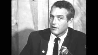 Paul Newman visit to Ball State University, 1968