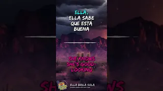 Ella Baila Sola English Lyrics Eslabo Armado, Peso Pluma #ellabailasola #pesopluma #lyrics #english