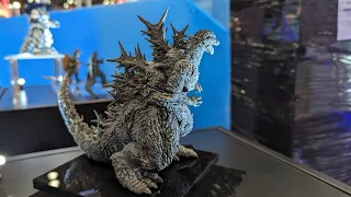 S.H. MonsterArts Godzilla Minus One and 1972 at NYCC with No Glass Barriers