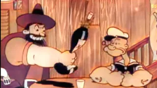 Popeye the sailor: I'm in the army now (1936) COLORIZED | Full Length Cartoon