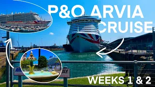 I went on my first cruise in the Mediterranean on P&O's Arvia | Weeks 1-2