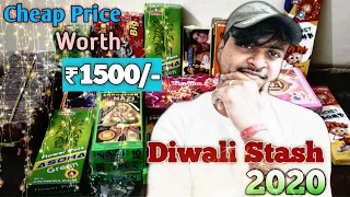 Diwali Stash 2020 | Different Types Of Crackers | My Diwali Stash | Cheap Price