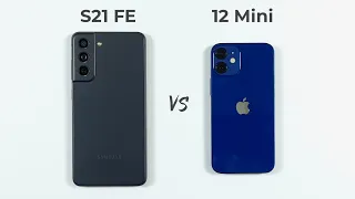 Samsung S21 FE 5G vs iPhone 12 Mini Speed Test & Camera Comparison