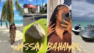 TRAVEL VLOG: Nassau Bahamas 🇧🇸 | Baha Mar Resort, Beautiful Beaches, Trying Foods, Relaxing & more