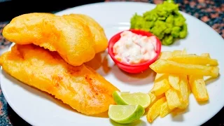 Homemade FISH and CHIPS Recipe - Nonalcoholic version