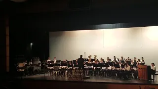 Berry Miller Junior High Honors Band Spring concert