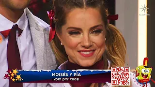 Pía y Moisés bailando en la final de las#estrellas #bailan en #hoy