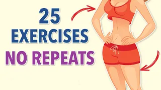 25 BEST EXERCISES - NO REPEATS - LEAN LEGS & ARMS