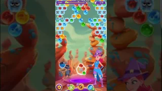 Bubble Witch 3 Saga Level 245 ~ 2 stars ~ boosters