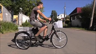 Велосипед электрический трехколесный Ижбайк Фермер