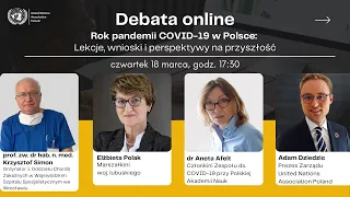 Rok pandemii COVID-19: Lekcje, wnioski i perspektywy na przyszłość - Simon, Afelt, Polak, Dziedzic