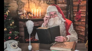 Video message from Santa Claus for children 😍🦌🎅🎄 Father Christmas in Lapland, Finland for kids
