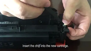 How to switch chips for v4ink compatible 414A 414X toner cartridges