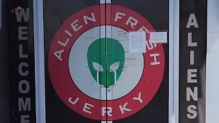 Alien Fresh Jerky - Baker California #ufo #alien