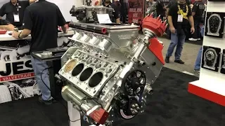 JESEL ValveTrain Equal 8 12,000RPM Engine, Flat Plane Crank LS, Shaft Rockers and More! - PRI 2018