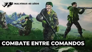 Malvinas | Combate entre Comandos en Many Branch