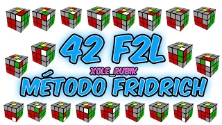 Método Fridrich | F2L COMPLETO | Resolver Cubo de Rubik 3x3 avanzado Tutorial
