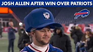 Josh Allen After Buffalo Bills' Thursday Night Football Win Over New England!