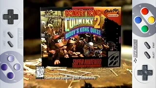 Donkey Kong Country 2: Diddy's Kong Quest (Super NintendoSNESCommercial) Full HD
