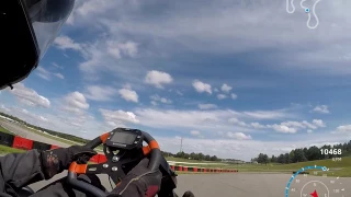 Rotax Senior - Mosport Practice - Hot Lap w/ Overlay