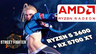 STREET FIGHTER 6 BENCHMARK | RYZEN 5 3600 + RX 5700XT