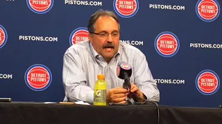 Stan Van Gundy upset with Pistons’ play in second half of win vs. Hawks